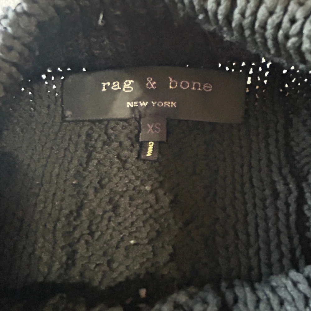 rag & bone Dexter Aran Cable-Knit Sweater wool XS